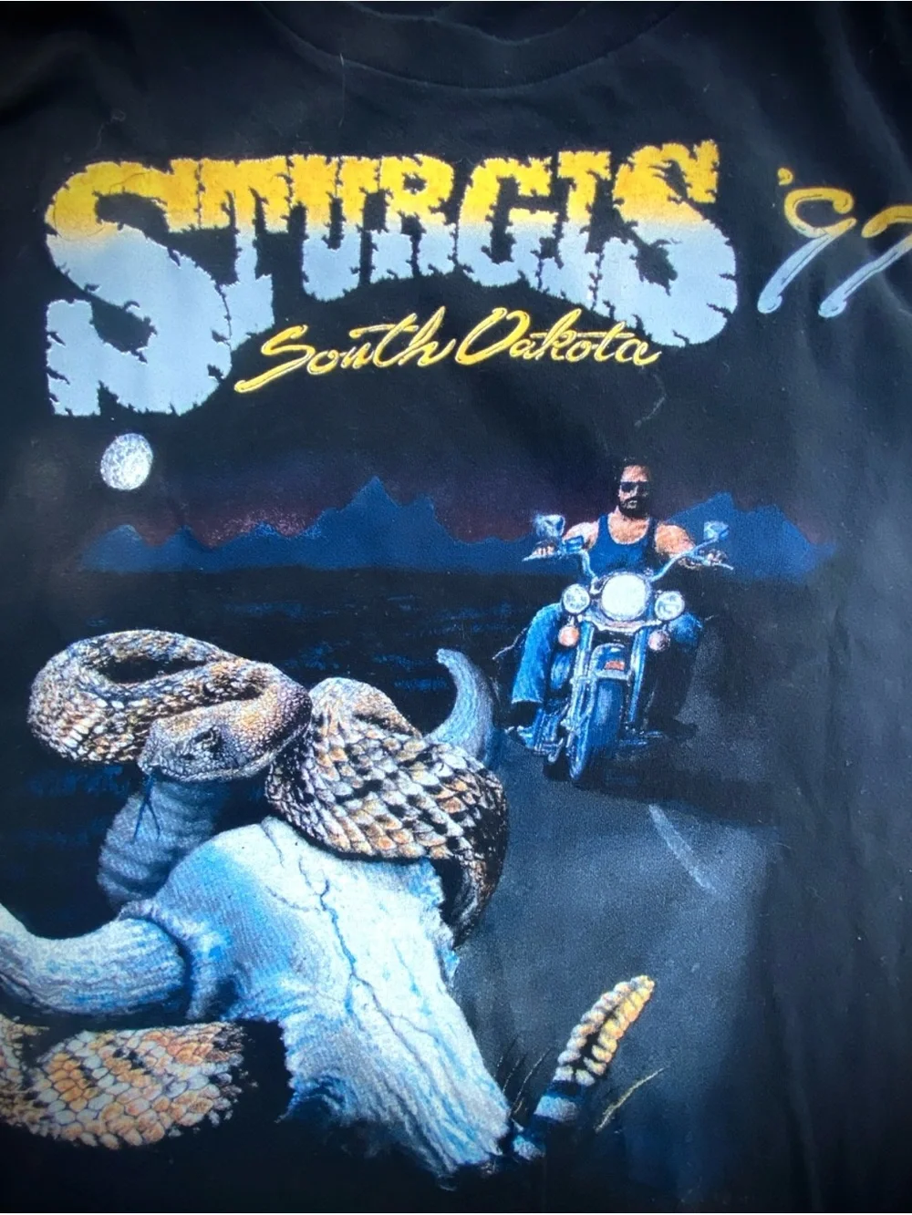 Timberland Sturgis 1997 Motorcycle Rally T shirt XXL